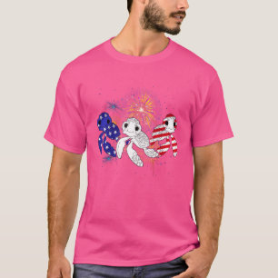 Camiseta Tartaruga Marítima 4 De Julho Patriótica Americana