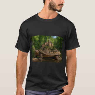 Camiseta Tartaruga-mordedora com Concha Le MontSaintMichel 