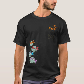 Camiseta Tartaruga Mutante Ninja Turtles Crânio Rebelde Tar