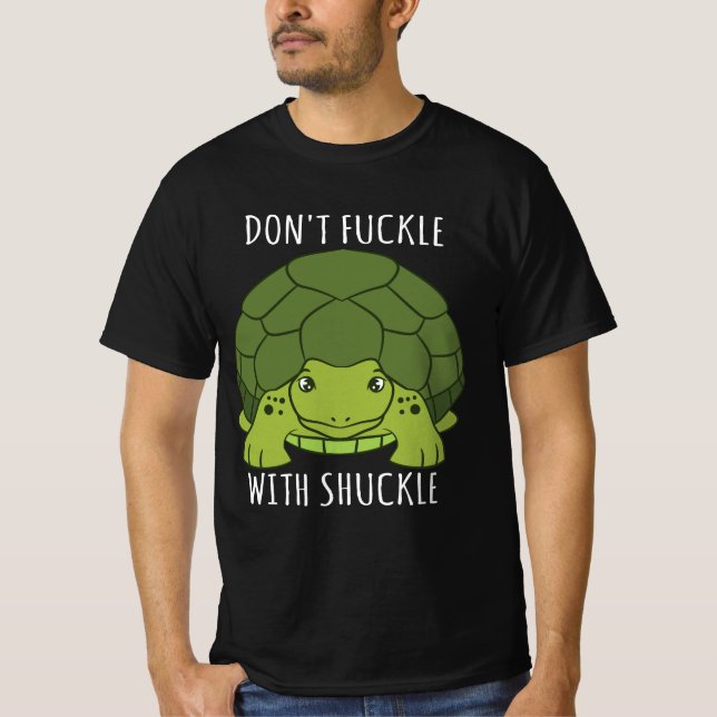 Camiseta Tartaruga - Não fuda com o Shuckle (Frente)