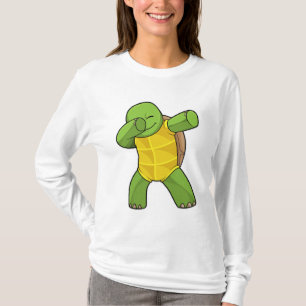Camiseta Tartaruga no laboratório de dança de salto