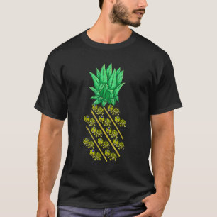 Camiseta Tartaruga Oceano Animal Conscientização Fruta Trop
