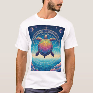 Camiseta Tartaruga sagrada devagar e sempre vence a corrid