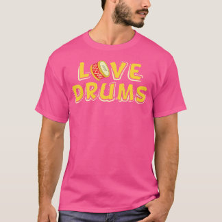 Camiseta Tartaruga selvagem. Ame Drums