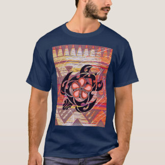 Camiseta Tartaruga Tribal da Polinésia Havaiana