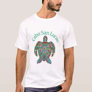 Camiseta Tartaruga Tribal de Cabo San Lucas