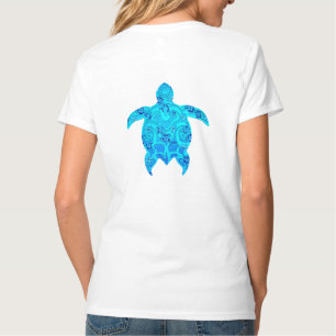 Camiseta Tartaruga Tribal de Honu Azul