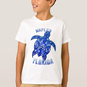 Camiseta Tartaruga Tribal de Nápoles Flórida