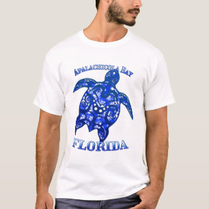 Camiseta Tartaruga Tribal de Vacinação da Flórida de Apalac