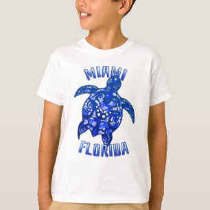 Camiseta Tartaruga Tribal de Vacinação em Miami Flórida