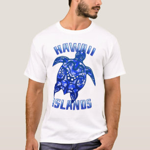 Camiseta Tartaruga Tribal de Vacinação Hawaii