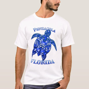 Camiseta Tartaruga Tribal de Vacinação Pensacola Flórida