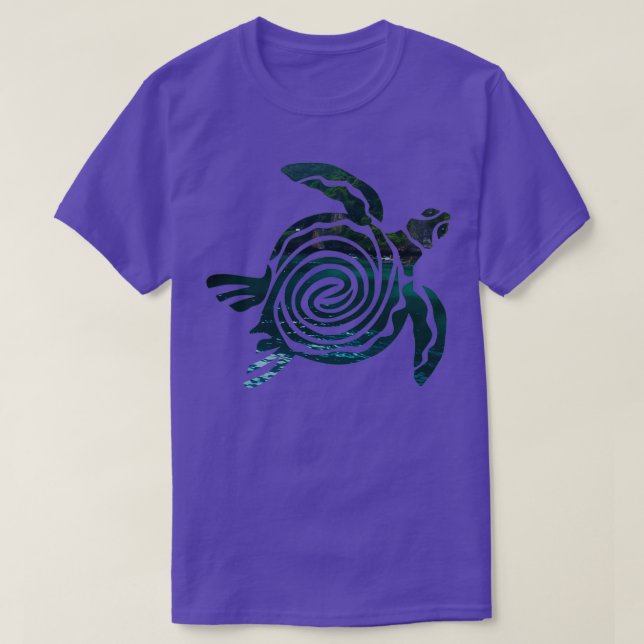 Camiseta Tartaruga tropical 1 (Frente do Design)