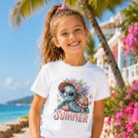 Camiseta Tartaruga Verão Glamoura Praia