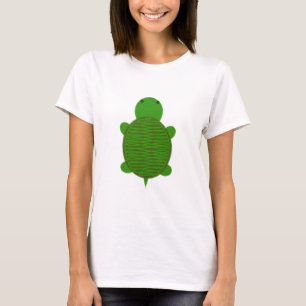 Camiseta Tartaruga Verde Adorável