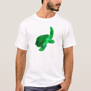 Camiseta Tartaruga Verde Tribal