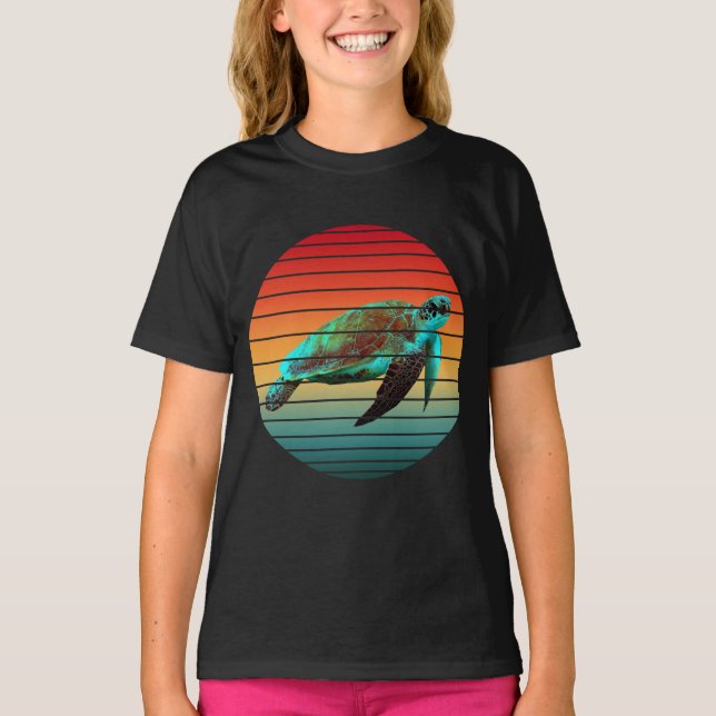 Camiseta tartaruga vintage   (Frente)