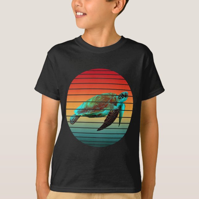 Camiseta tartaruga vintage   (Frente)