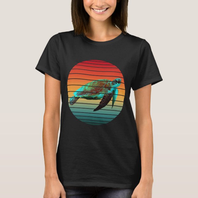 Camiseta tartaruga vintage   (Frente)