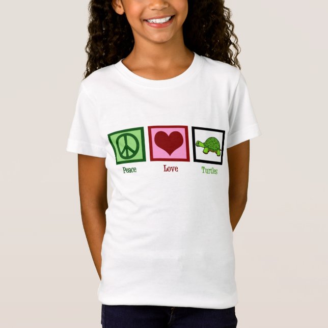 Camiseta Tartarugas de Amor pela Paz (Frente)