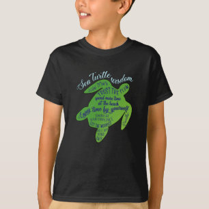 Camiseta Tartarugas do mar Oceano Sealife Animal Salife Dom