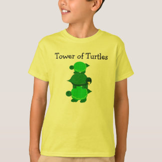 Camiseta Tartarugas Empilhadas