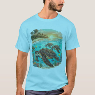 Camiseta Tartarugas Marinhas