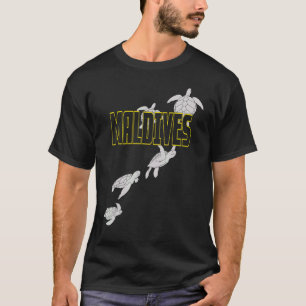 Camiseta Tartarugas Marinhas das Maldivas Mergulho com Tart
