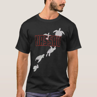Camiseta Tartarugas Marinhas de Nassau Mergulho com Tartaru