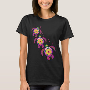 Camiseta Tartarugas Marinhas Honu Havaianas Tropicais Ohana