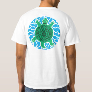 Camiseta Tartarugas marinhas, Reciclagem