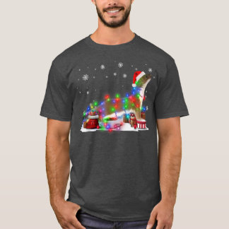 Camiseta Tartes Engraçadas Três Luzes De Natal Xmas Pajama
