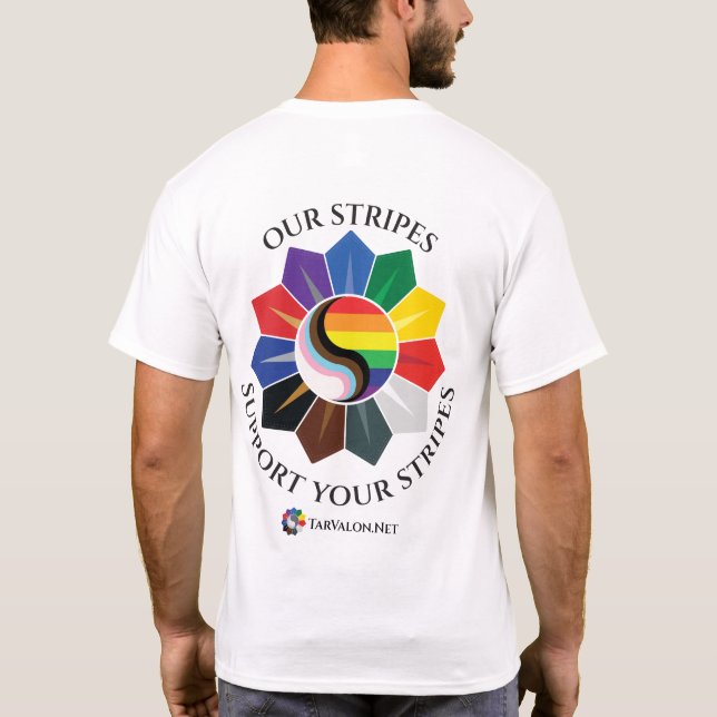 Camiseta TarValon.Net "... Suportar suas tiras" Superior (Verso)