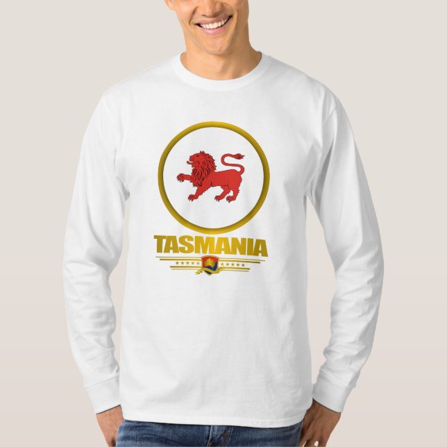 Camiseta Tasmania Emblem Roupa (Frente)