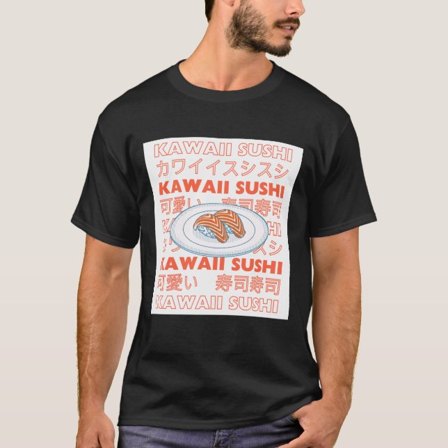Camiseta Taste of Japan Text & Sushi (Frente)