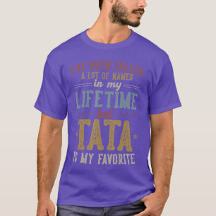 Camiseta Tata é o meu nome favorito Dia dos Paisata amigos