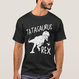 Camiseta Tata Saurus Dinosaur Mães da família da avó, mãe e