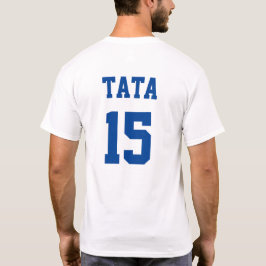 Camiseta Tata Sérvio Pai Blue Jersey Número 15