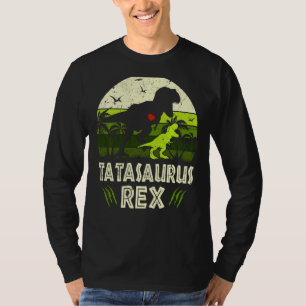 Camiseta Tatasaurus T Rex Dinosaur Tata Saurus Matriz Famil