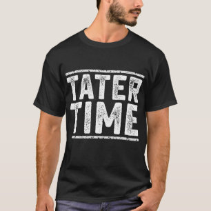 Camiseta Tater Time Engraçado Janto de Ação de Graças Homen