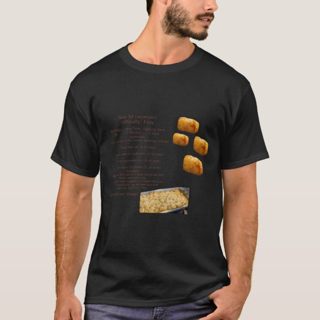 Camiseta Tater Tot Casserole (Frente)