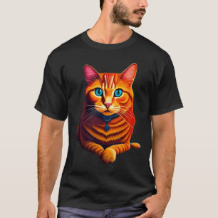 Camiseta Tater Tot Orange Cat - Pintado