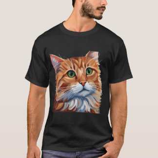 Camiseta Tater Tot Orange Cat - Pintado macio