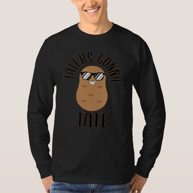 Camiseta Taternizadores vão tratar batata engraçada (Frente)