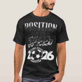 Camiseta Tática de Futebol Posição Sobre Velocidad