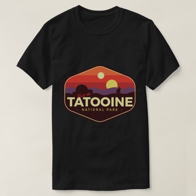 Camiseta Tatooine National Park   Classic T-Shirt (Frente do Design)