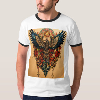 Camiseta Tatto-Design da-Águia Majestosa