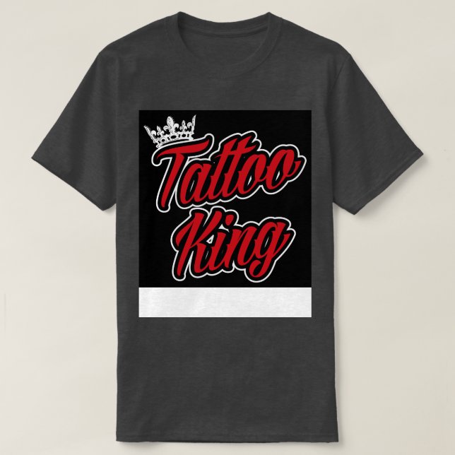 Camiseta Tattoo King Black (Frente do Design)