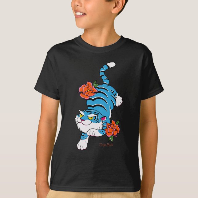 Camiseta Tattoo Tiger unisex child shirt (Frente)