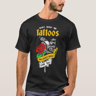 Camiseta Tattooooojujuar Minhas Tatuagens Para Tatuador